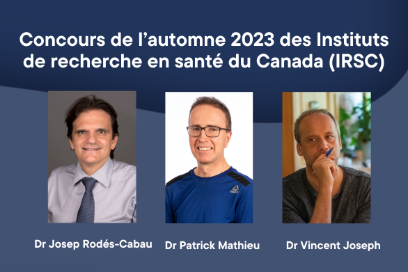 Concours de l'automne 2023 des Instituts de recherche en santé du Canada (IRSC)