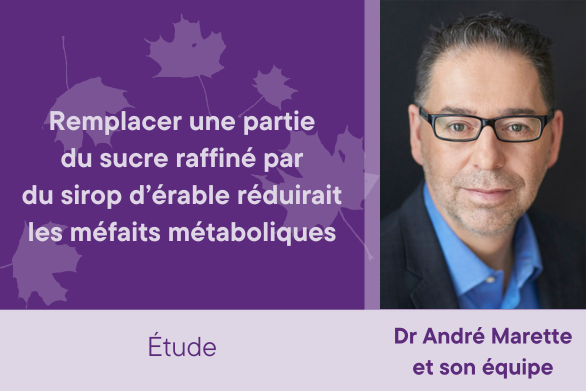 Étude : Remplacer une partie du sucre raffiné par du sirop d’érable réduirait les méfaits métaboliques, Dr André Marette et son équipe