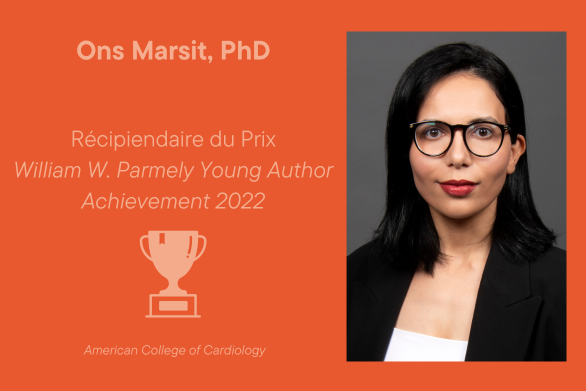 Ons Marsit, PhD Récipiendaire du prix William W. Parmely Young Author Achievement 2022