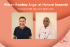 Wilson Ramirez Angel et Honoré Assandé, intervenants en soins spiritiels