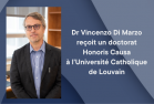 Dr Vincenzo Di Marzo reçoit un doctorat Honoris Causa à l’Université Catholique de Louvain