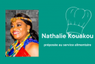 Nathalie Kouakou, préposée au service alimentaire